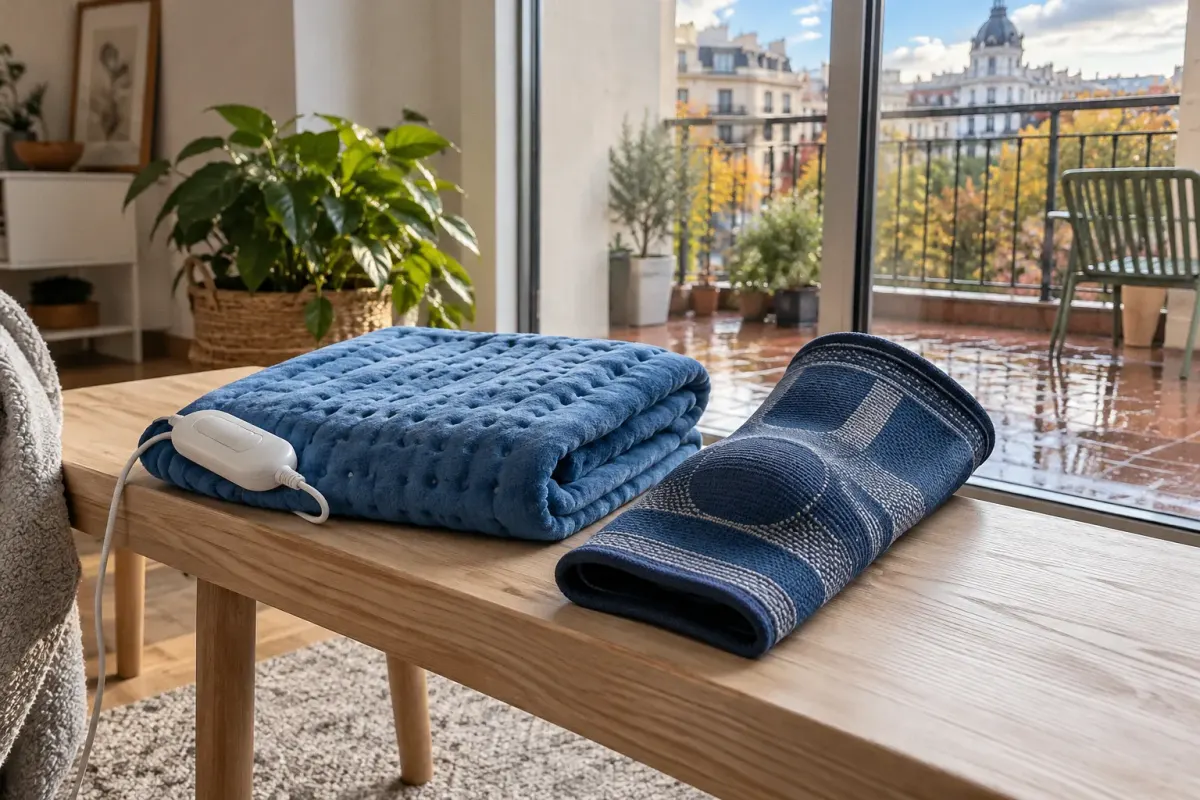 Fisioterapia o termoterapia en casa para la gonalgia leve